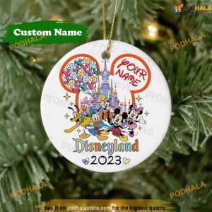 Disney Trip Custom Christmas Ornament, Disneyland Christmas Ornaments