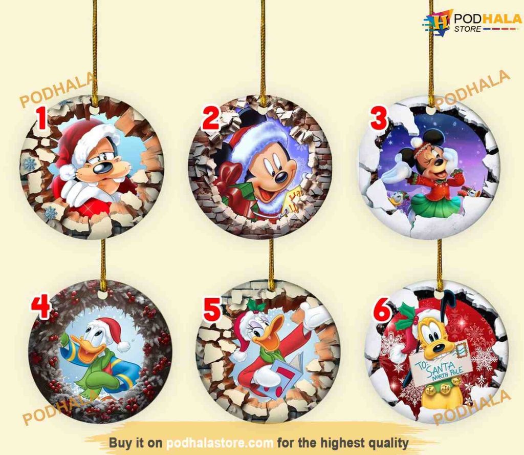 Disney Trip Custom Ornament, Disney Christmas Tree Ornaments Bring