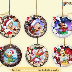 Disney Trip Custom Ornament, Disney Christmas Tree Ornaments