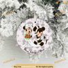 Disney Wedding Personalized Ceramic Ornament, Disney Christmas Tree Decor