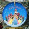 Disneyland Princess Disney Ceramic Ornament, Disney Christmas Tree Ornaments