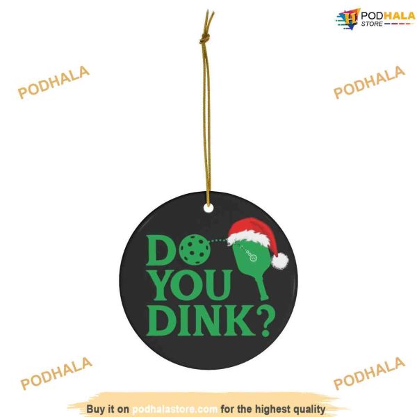 Do You Dink? Pickleball Christmas Ornament, Personalized Family Ornaments