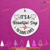 Doctor's Ceramic Ornaments, It's a Beautiful Day to Save Lives, Christmas Tree Decoration