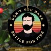 Don't Settle For Fine Christmas Ornament, Funny Christmas Ornaments
