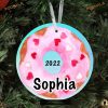 Donut Christmas Ornament, Funny Christmas Ornaments