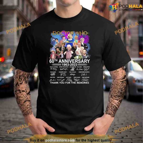 Dr Who 60Th Anniversary T Shirt