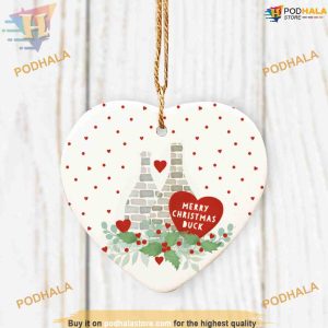 Duck Heart Christmas Decoration, Family Christmas Ornaments