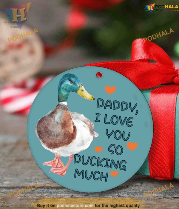 Duck Lovers Ornament, Hunters Keepsake, Friends Christmas Ornaments