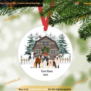 Duck Tree Decoration, Personalized Family Christmas Ornaments