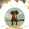 Elephant on Branch Xmas Tree Ornament, Funny Christmas Ornaments
