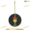 Elf's Pickleball Christmas Ceramic Ornament, Custom Family Ornaments