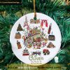 Epcot Christmas Ornament, Personalized Family Tree Decor