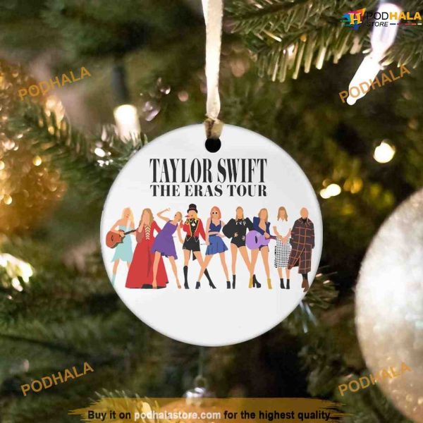 Eras Tour Christmas Ornament, Taylor Inspired Decorations