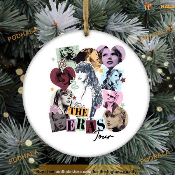Eras Tour Ornament, Taylor Swift Version for Holidays