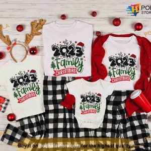 Family 2023 Christmas Shirts, Xmas Family Shirt, Family Gathering Crew 2023 Shirt