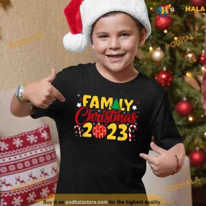 Family Christmas 2023 Funny Making Memories Together Xmas Shirt 3