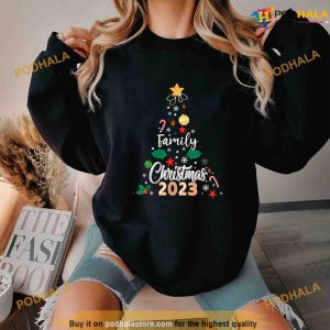 Family Christmas 2023 Squad Santa Elf Funny Matching Family Xmas Shirt 2