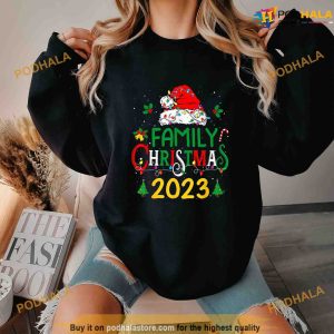 Family Christmas 2023 Team Santa Elf Squad Matching Pajamas Shirt 2