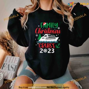 Family Christmas Cruise 2023 Xmas Squad Funny Cruising Lover Shirt 2
