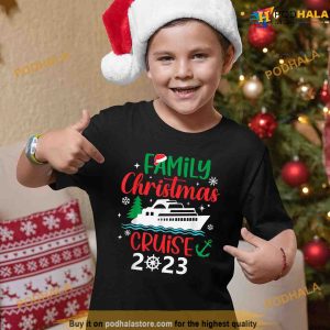 Family Christmas Cruise 2023 Xmas Squad Funny Cruising Lover Shirt 3