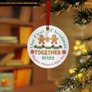 Family's First Christmas, Customized Baby's Ornament