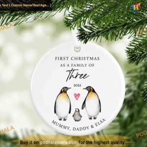 Family's First Keepsake Ornament, 1st Christmas Ornament Bauble