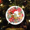 Farm Cow Wreath Christmas Ornament Personalized Family Ornaments