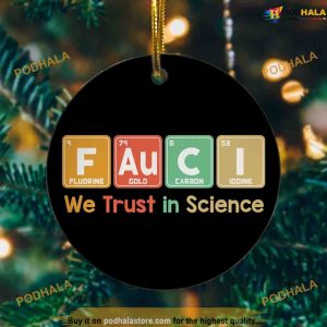 Fauci Chemistry Science Ornament, Personalized Family Ornaments