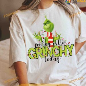 Feeling Extra Grinchy Retro Shirt Grinch Christmas Sweatshirt 4