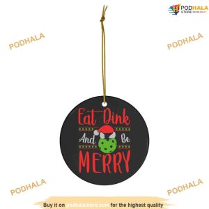 Festive Dink & Merry Ornament, Friends Christmas Ornaments