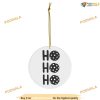 Festive Pickleball Ho Ho Ornament mHG, Family Christmas Ornaments