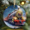 Festive TRAIN Christmas Ornament, Personalized Family Ornaments