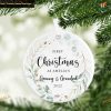 First Christmas As Grandparents, Ceramic Tree Decoration Ornament