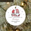 First Christmas As Grandparents, Customized Ornament