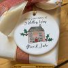 First Christmas Decor, Personalized New Home Ornament