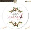 First Christmas Engaged, Collectible Ceramic Ornament
