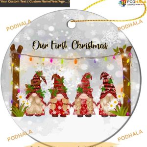 First Christmas Ornament Gnomes Ornament 2023, Great Gift For Christmas Ornament
