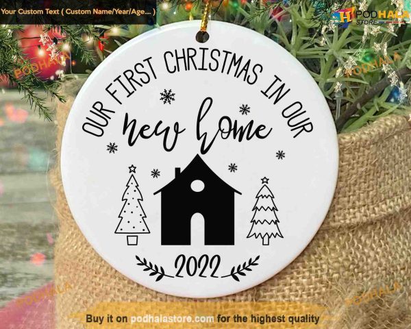 First Christmas Ornament in New Home, 1st Christmas Ornament