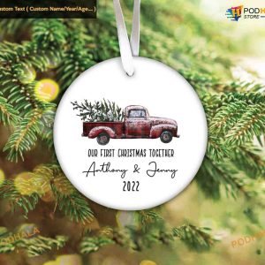 First Christmas Together, Personalized 1st Christmas Ornament