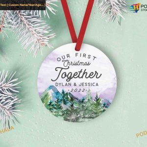 First Christmas Together Personalized Ornament