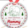 First Christmas as Mommy, Elegant Chef Ornament
