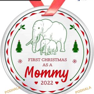 First Christmas as Mommy, Elegant Chef Ornament