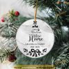 First Christmas in New Home Ornament, Personalized Ceramic Decor