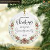 First Grandparents Christmas Ornament, Personalized Ornament