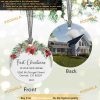 First Home Celebration Personalized New Home and Custom Photo Ornament