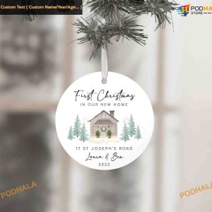 First Home Keepsake Personalized Ornament