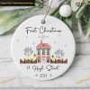 First Home Personalized New Home First Christmas Ornament