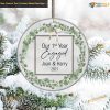 First Year Engaged, Ceramic First Christmas Together Ornament
