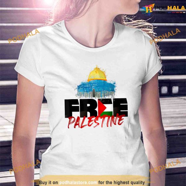 Free Gaza Free Proud Palestine Save Gaza Palestine Flag Shirt, Political Gift