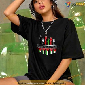 Free Gaza Palestine Flag Proud Palestine Save Gaza Political Shirt 2